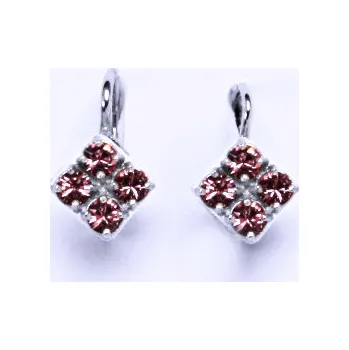 Náušnice Náušnice s krystaly Swarovski Light Rose, šperk NK 1324