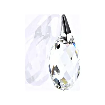 Šperk Stříbrný přívěšek se Swarovski čirým krystalem 17 mm, P 1310