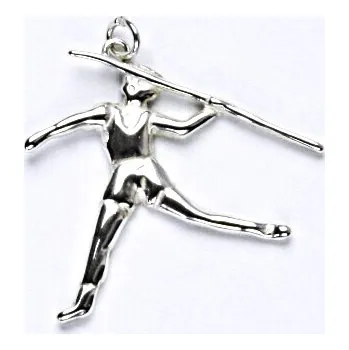 Přívěsek Stříbrný přívěsek, oštěpař, přívěšek ze stříbra, P 270