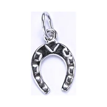 Přívěsek Stříbrný přívěsek, podkova, přívěsek ve tvaru podkovy, stříbro, P 11