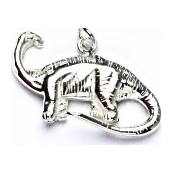 Přívěsek Stříbrný přívěsek, brontosaurus, přívěšek ze stříbra, P 221