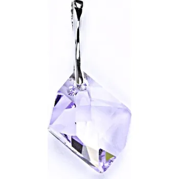 Přívěsek Stříbrný přívěšek s krystalem Swarovski violet, P 1295