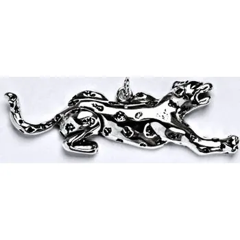 Přívěsek Stříbrný přívěsek s patinou, jaguar, přívěsek ze stříbra, P 1000