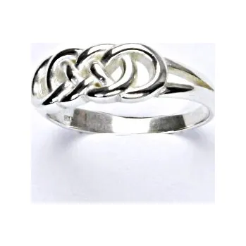 Prsten Stříbrný prsten, nekonečno, prstýnek ze stříbra, T 277