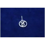 Stříbrný přívěsek Písmeno E