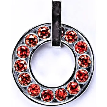 Šperk Stříbrný přívěšek, zirkon orange,šperky se zirkony, P 1290