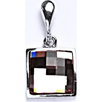 Přívěsek 1 Přívěšek ze stříbra s krystalem Swarovski light rose P 1305/22