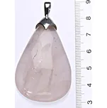 Přírodní růženín, stříbrný přívěsek, šperk, přívěšek ze stříbra s růženínem 32,30 g