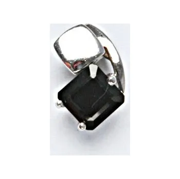 Přívěsek Stříbrný přívěsek s přírodními granáty, přírodní granát, přívěšek ze stříbra 2,57 g