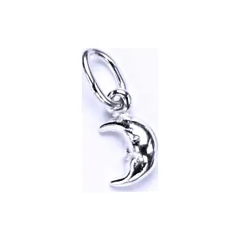 Přívěsek Stříbrný přívěšek, měsíček, stříbrné šperky,P 796