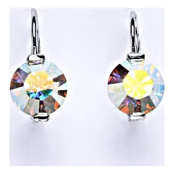 Náušnice Stříbrné náušnice se Swarovski AB krystalem,náušnice ze stříbra, NK 1461