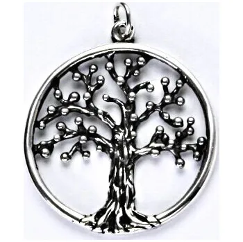 Přívěsek Stříbrný přívěsek, strom života s patinou, přívěsek ze stříbra, P 262
