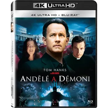 Blu-ray film UHD Blu-ray + Blu-ray Andělé a démoni (2009) 2 disky