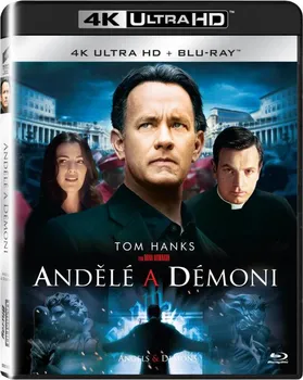 blu-ray film UHD Blu-ray + Blu-ray Andělé a démoni (2009) 2 disky