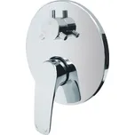 Mereo Eve sprchová baterie podomítková s trojcestným přepínačem, MBox, kulatý kryt (CBV60157A) ROBUSTNÍ DESIGN S EFEKTNÍM RAMÍNKEM