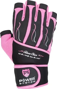 Fitness rukavice Power System Fitness Chica růžové