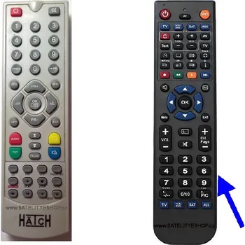 Dálkový ovladač Hätch DVB 4042 HDMI , DVB 4002 náhradní