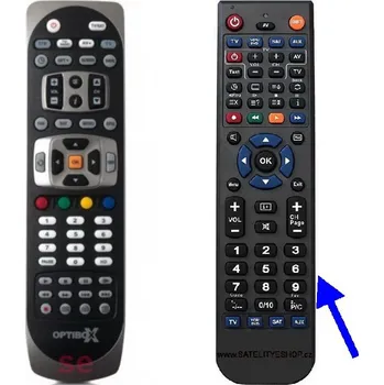Dálkový ovladač Dálkový ovladač Optibox Alligator náhradní