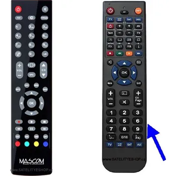 Dálkový ovladač Dálkový ovladač Mascom MC2350HD náhradní