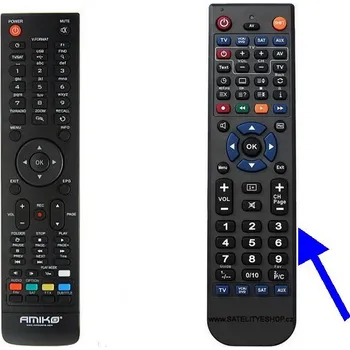 Dálkový ovladač Amiko Mini HD Combo dálkový ovladač náhradní