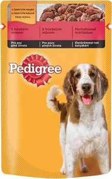 Krmivo pro psa Pedigree Adult kapsička hovězí 100 g