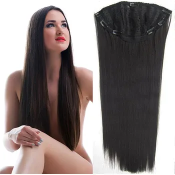 Příčesek Clip in pás vlasů Jessica - 60 cm rovný pás - odstín 2