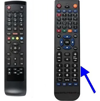 Dálkový ovladač Zircon SHD 007 dálkový ovladač náhradní