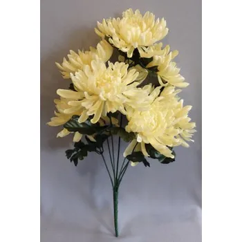 umělá květina Chryzantéma kytice 100-0070