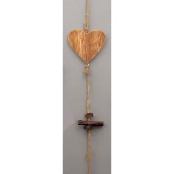 Girlanda závěsná, Styl srdíčka 433603-00