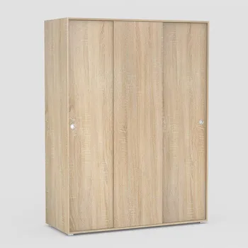 Šatní skříň Skříň Lena třídvéřová - policová 149cm Dub sonoma