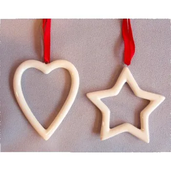 Vánoční ozdoba Dekroace vánoční , Styl srdce 360432008101