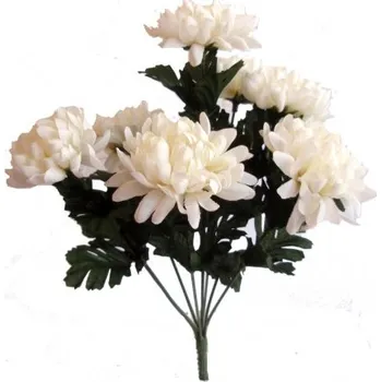 umělá květina Chryzantéma kytice malá WT-207160A/WT