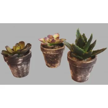 umělá květina Sukulent v květináči GT/YK 5003/P