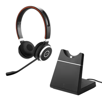 Jabra Evolve 65 MS Stereo + stojánek (6599-823-399) černá Sluchátka Jabra Evolve 65 MS Stereo + stojánek (6599-823-399) černá
