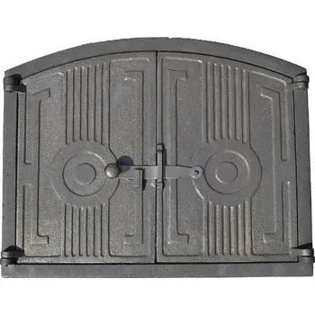 Dvířka chlebová,pecová - OBLOUK - dvoukřídlá