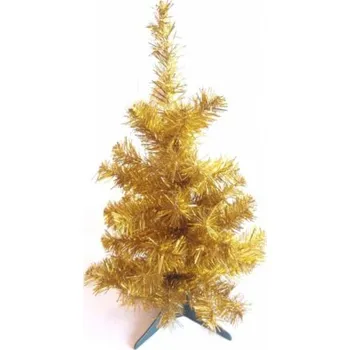 Vánoční ozdoba Stromeček zlatý 50012/48F-2