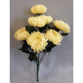 umělá květina Chryzantéma kytice 100-0068