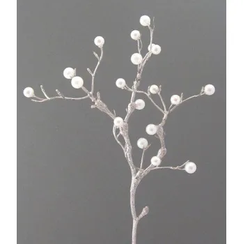 Vánoční ozdoba Větvička s perličkami 1016507-49
