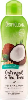 Kosmetika pro psa Tropiclean Oatmeal uklidňující s tee tree olejem 592 ml 