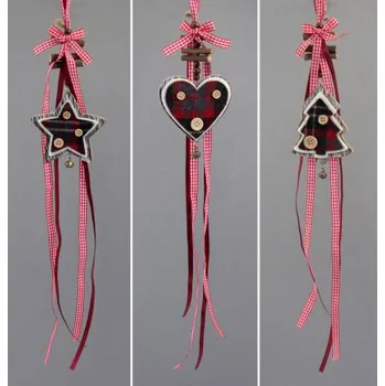 Vánoční dekorace Závěsná dekorace , Styl hvězda 432616-01