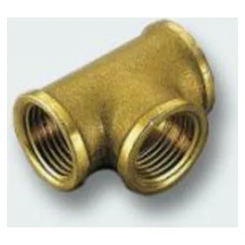 Fitinka T-kus mosazný 2"
