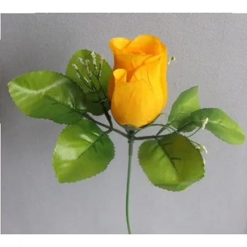 umělá květina Růže vazbová poupě A042 GOLDYE