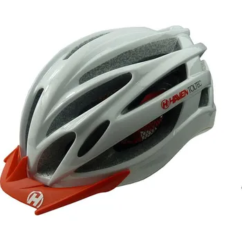 Cyklistická přilba Přilba HAVEN TOLTEC white/red Varianta: L/XL 57 - 61 cm
