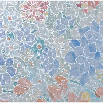 Tapeta Samolepící tapeta na sklo barevná vitráž 11795 šířka 67,5 cm, metráž / barevné okenní vitrážové tapety a fólie TULIPS Gekkofix