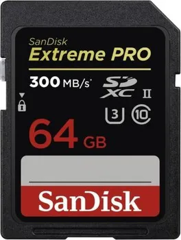 Paměťová karta SanDisk Extreme Pro SDXC 64 GB UHS-II U3 (SDSDXPK-064G-GN4IN)