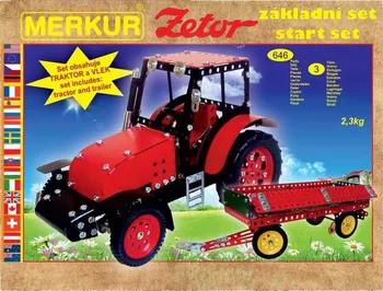 Stavebnice Merkur Merkur Zetor základní set traktor + vlek