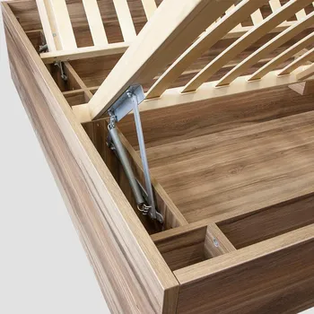 Postel Postel zvýšená Leryn 180 x 200cm Rošt lamelový s pružinami 90 x 200xm