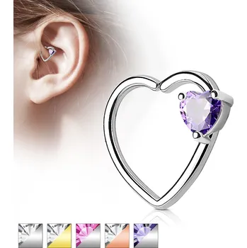 Piercing Piercing do nosu/ucha ve tvaru srdce RXH02
