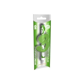 Dortová svíčka Dortová fontána č. 3 zelená