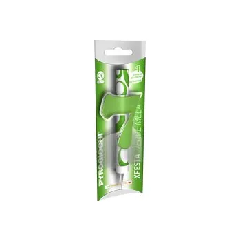 Dortová svíčka Dortová fontána č. 7 zelená